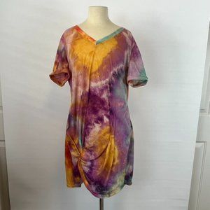 Shein Tie-Dye T-shirt Tee Top ((size XL))